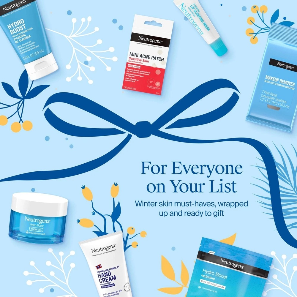 Neutrogena 7 Days of Skincare Gift Set, Hydro Boost Hydrating Gel Face Wash, - Picture 4 of 5